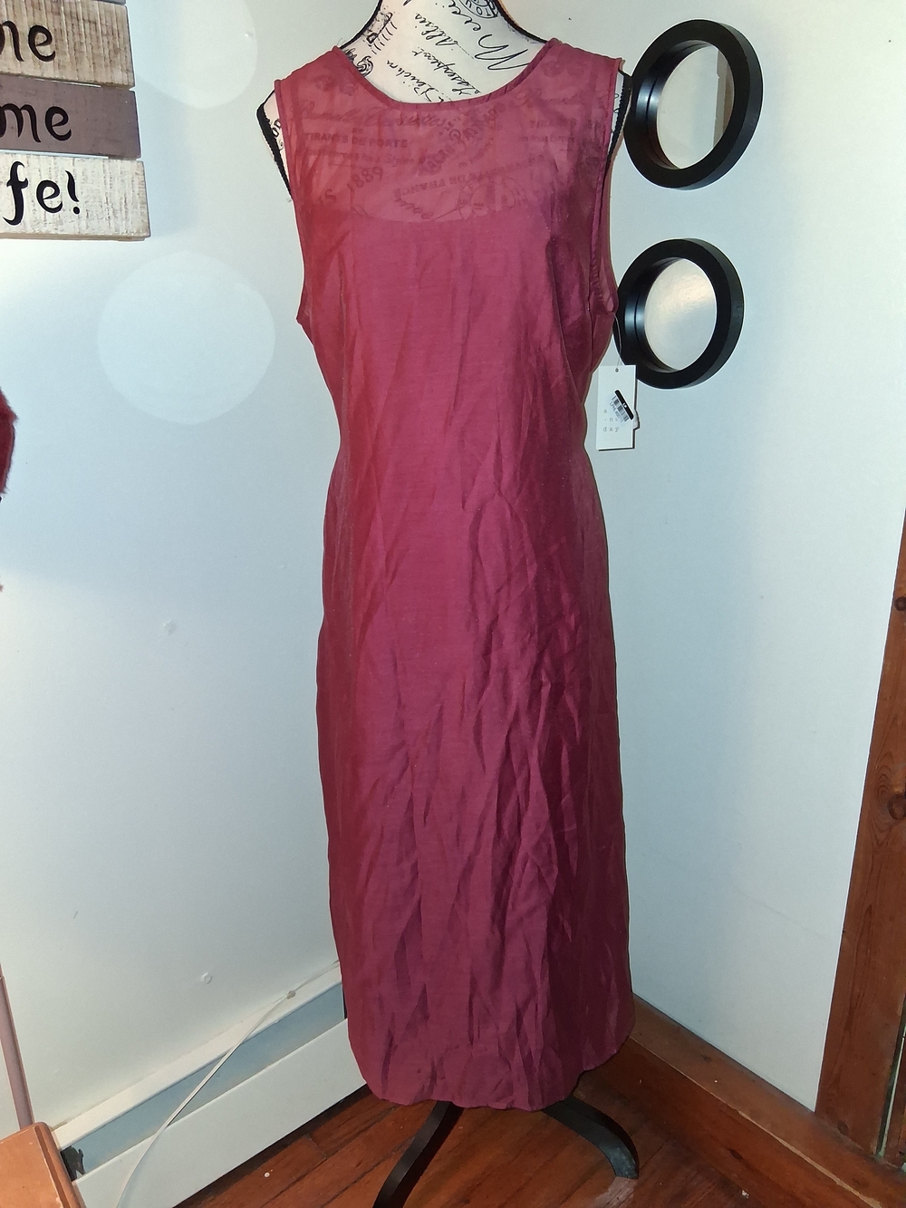 Sleeveless Sheer Cover Dress